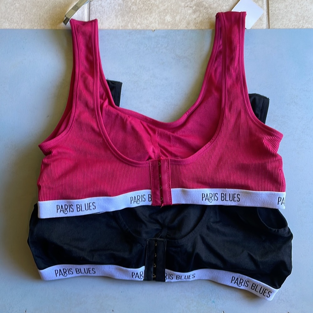 3 bras NWT - 38DD Savage Fenty Bra + 2X Paris Blues  sports bras - Picture 3 of 12